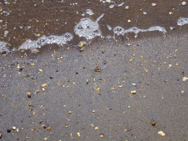 La plage noire du Langoustier