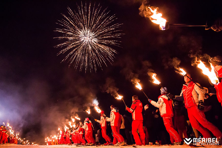 Descente aux flambeaux Méribel