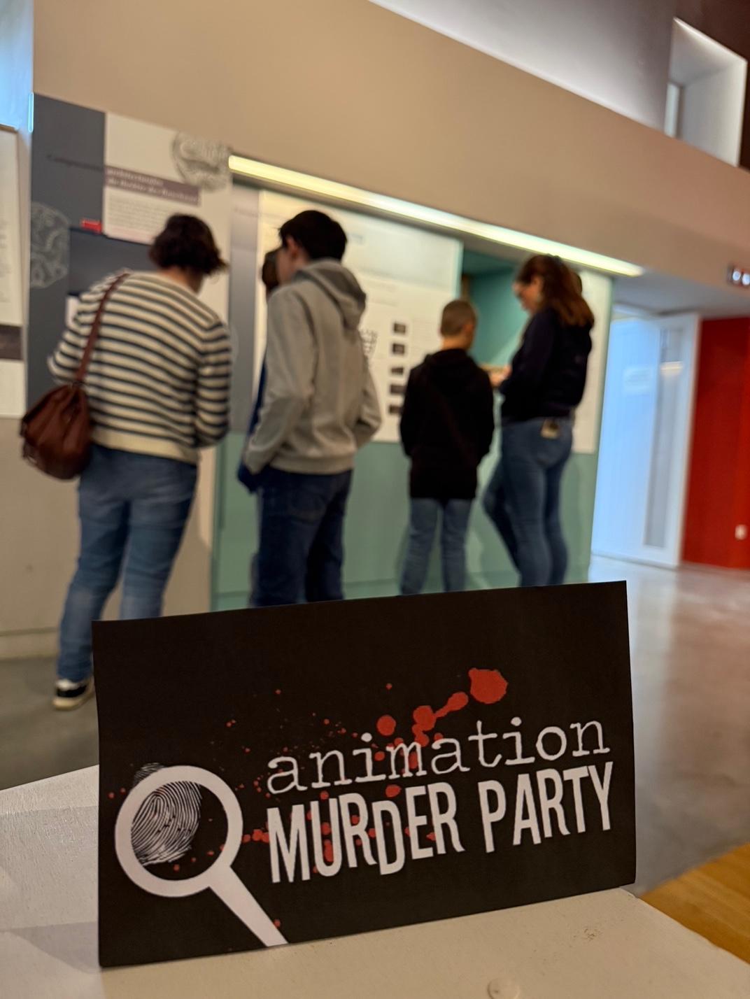 Murder Party dans l'Espace d'interprétation "Meurtre en coulisses"
