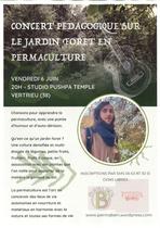 Concert pédagogique sur le jardin forêt en permaculture_Vertrieu - Balcons du D…