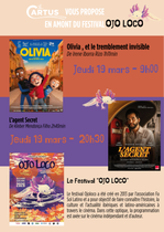 Festival OJO lOCO : Olivia et le tremblement invisible_Saint-Laurent-du-Pont