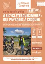 Visite guidée : à bicyclette avec Ravier, des paysages à croquer à Morestel !_B…