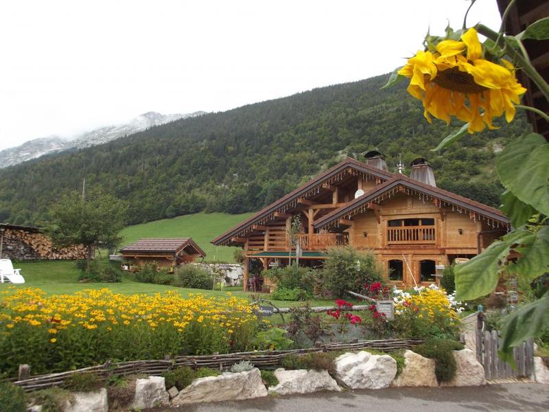 notre chalet en été 