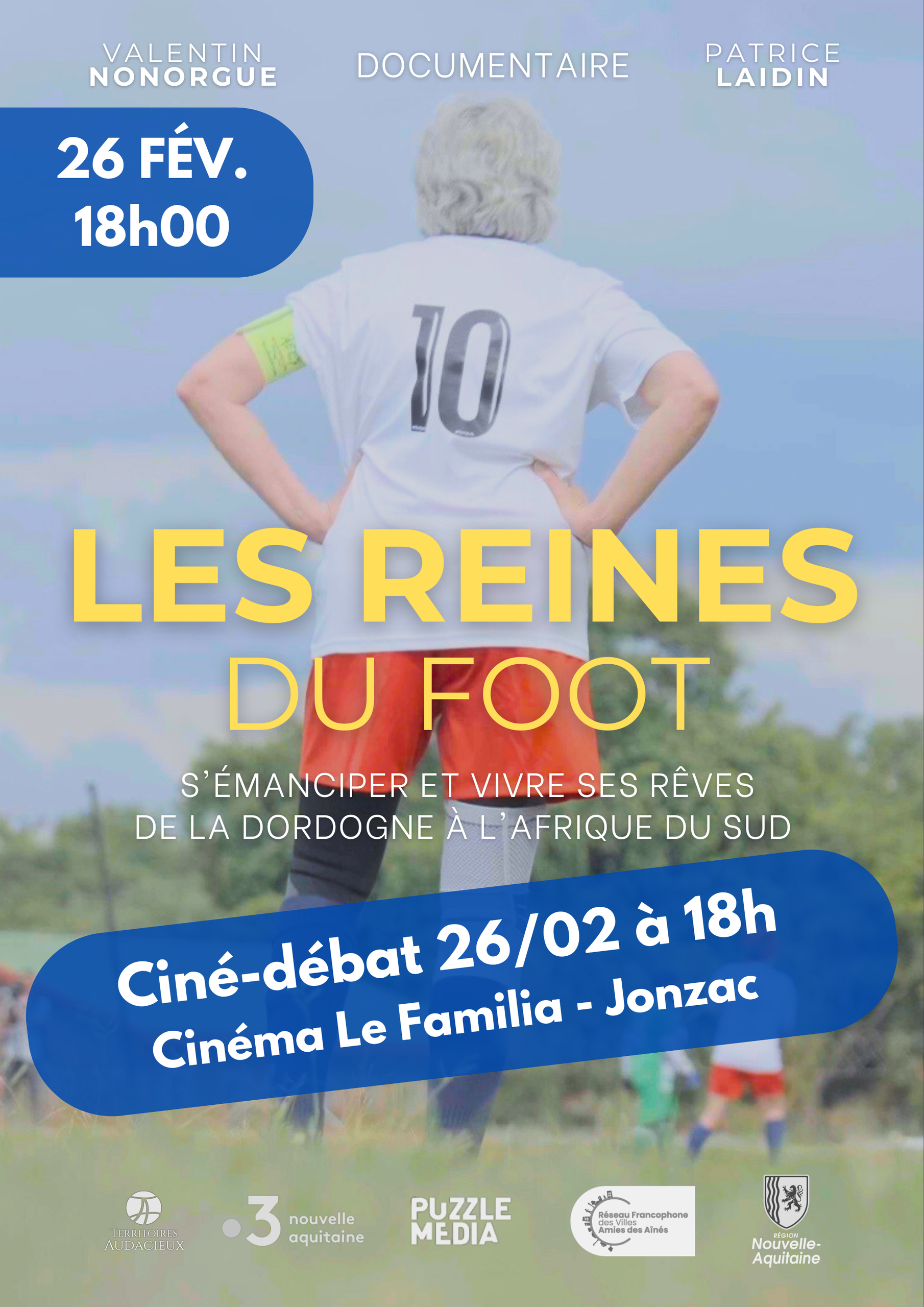 Ciné-débat - Les Reines du Foot débarquent à Jonzac