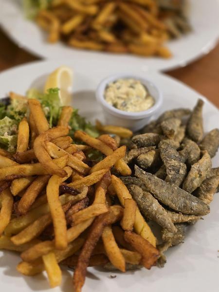 Spécialité: Friture de Truitelles