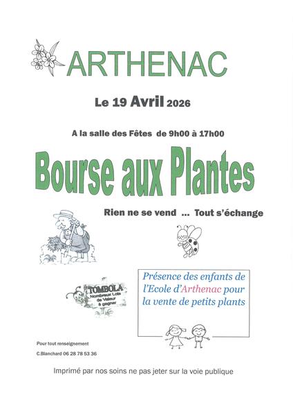 Bourse aux plantes et vide placard