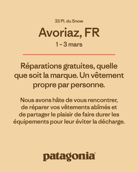 Worn Wear Patagonia - Réparations gratuites à Avoriaz_Avoriaz