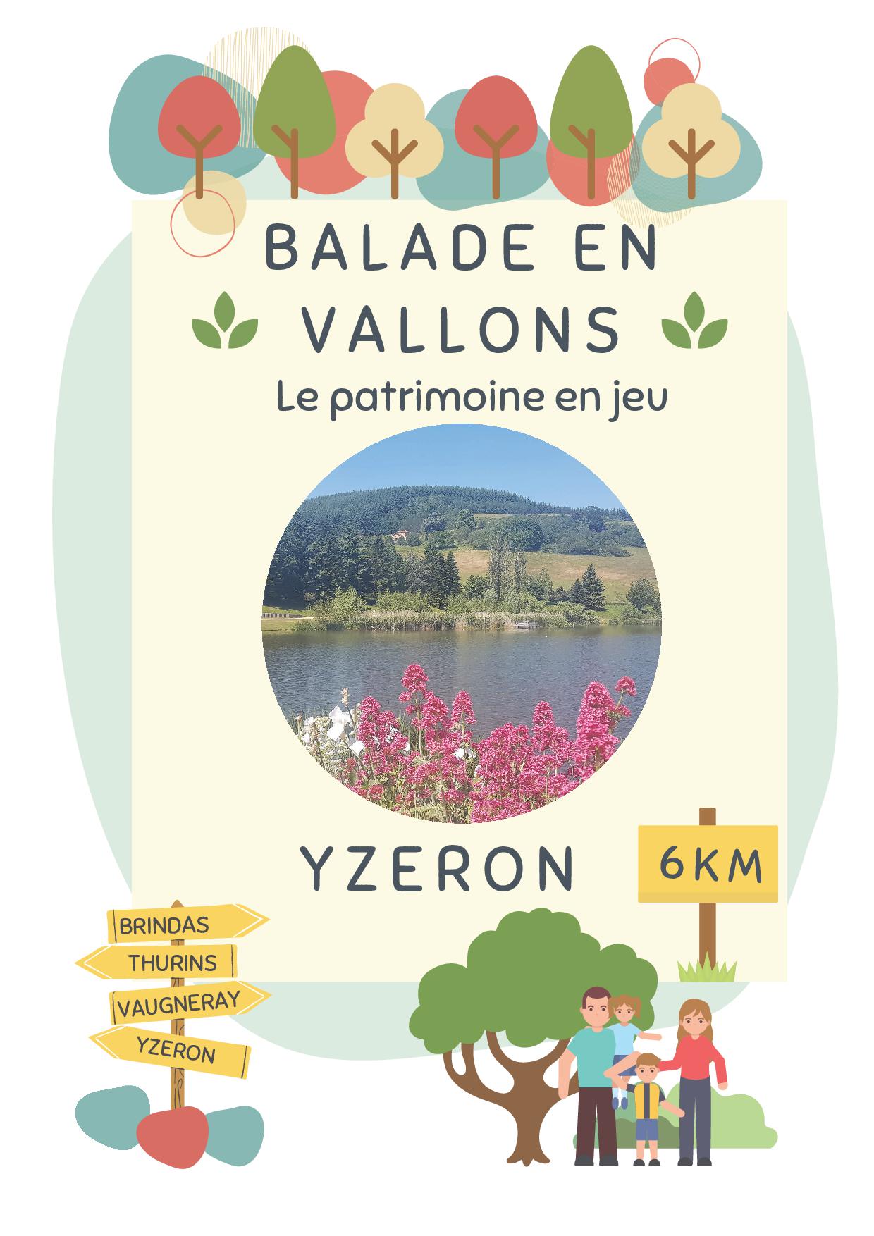 Balade en Vallons à Yzeron - Le patrimoine en jeu