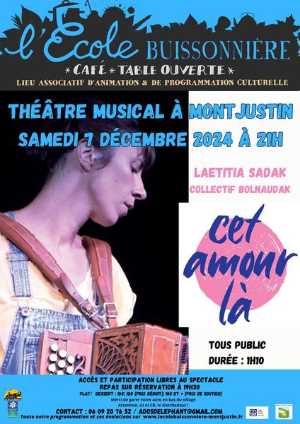 Théâtre Musical : Cet amour-là Le 7 déc 2024