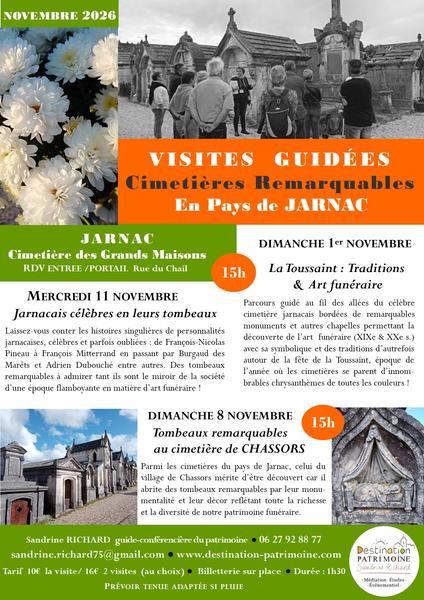 Visite guidée insolite | Tombeaux remarquables au cimetière de Chassors