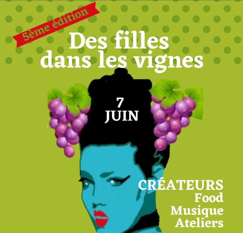 Des filles dans les vignes