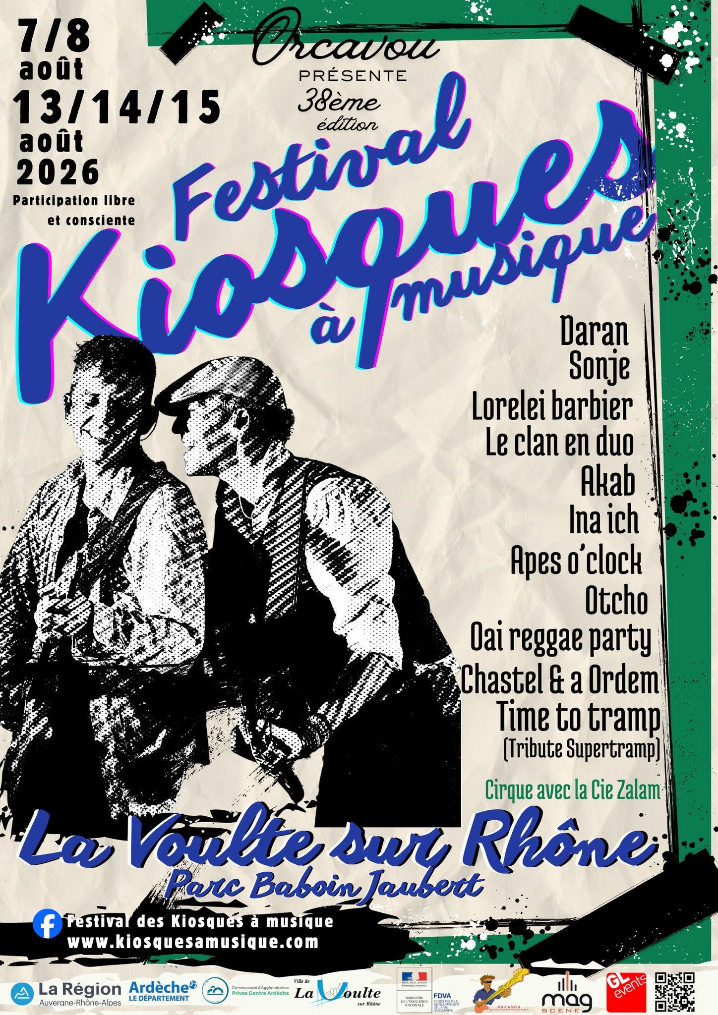 Affiche de la 38ème édition du festival 