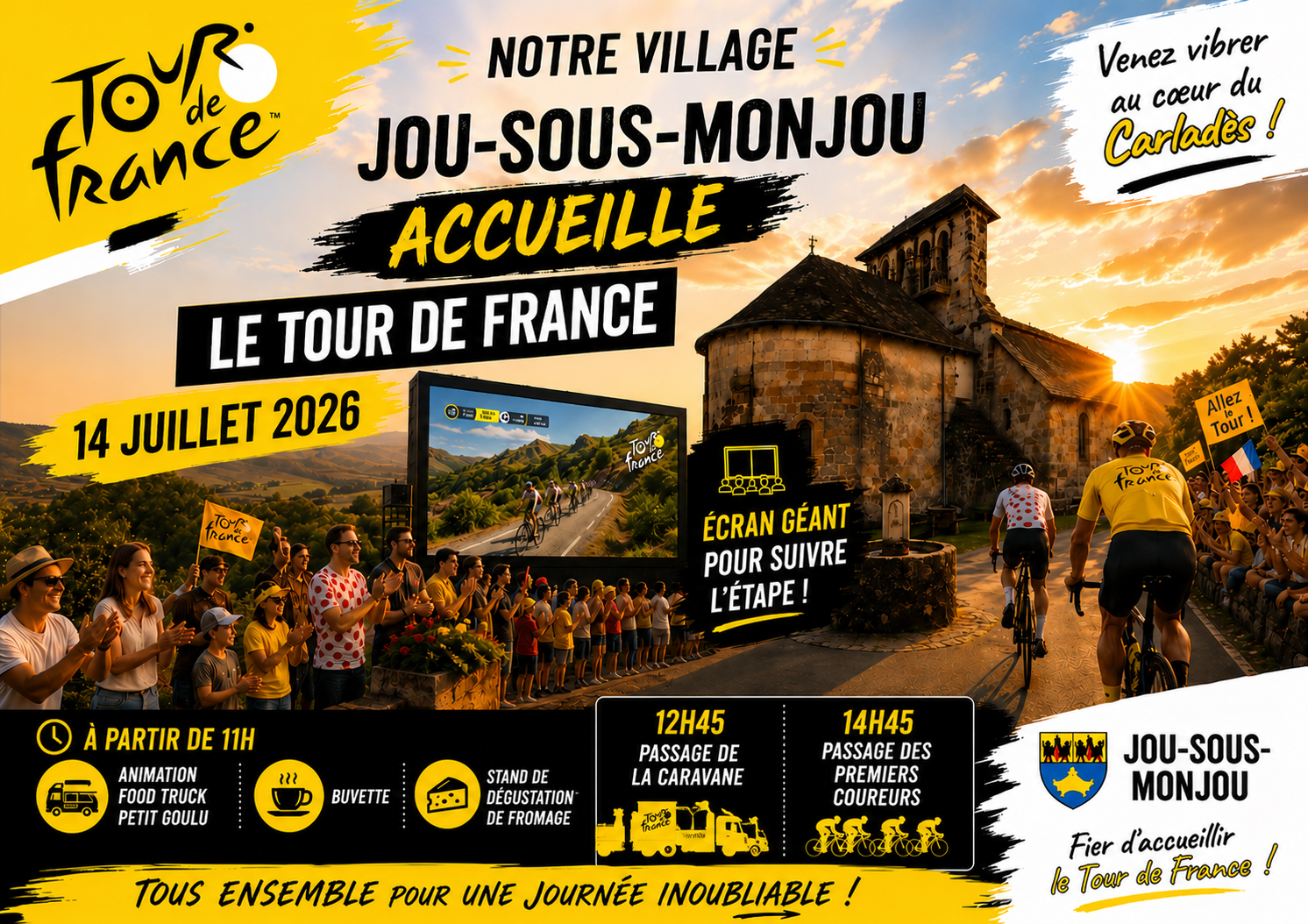 Le Tour de France à Jou-sous-Monjou