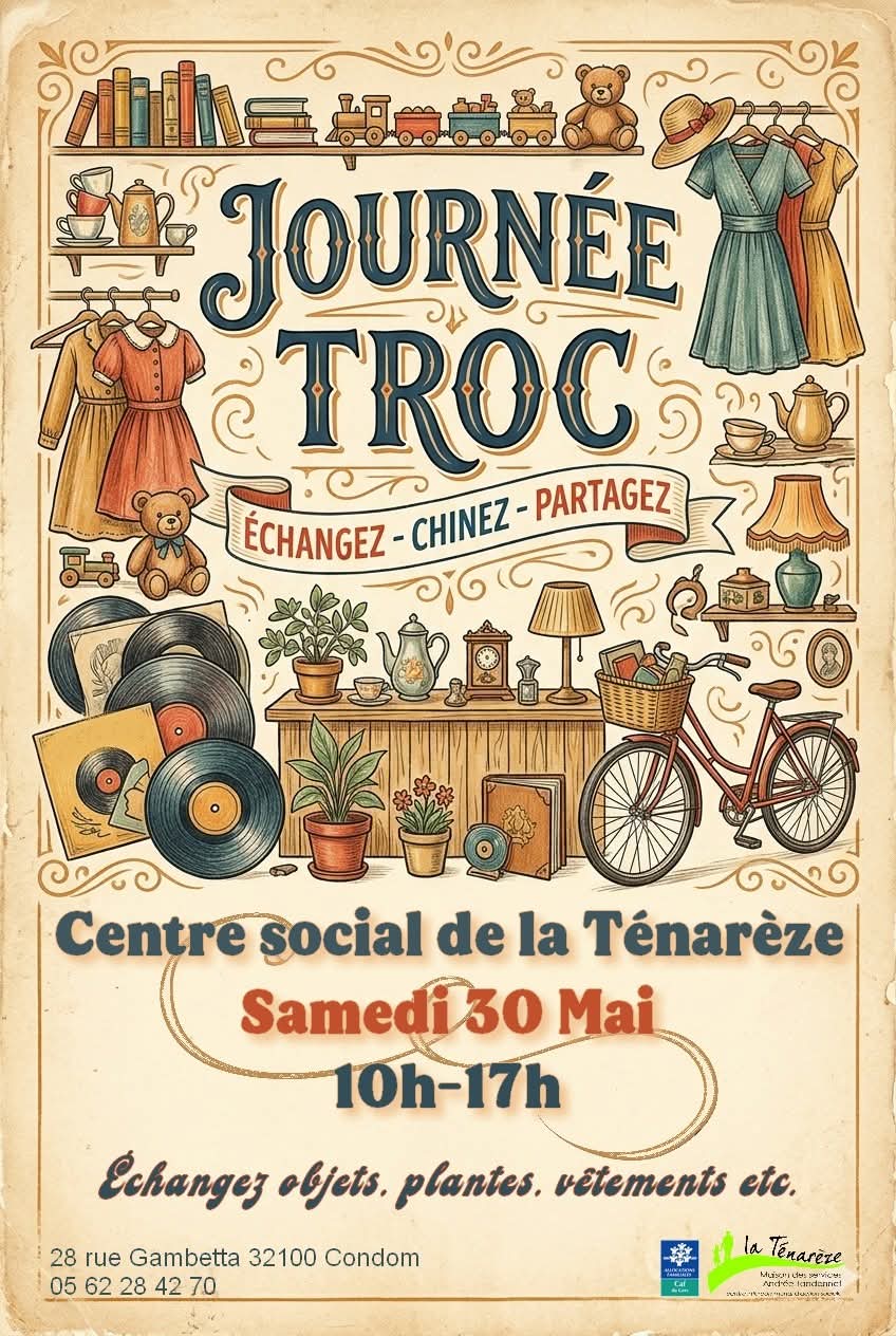 Journée troc au centre social_Condom