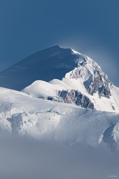 Le Mont-Blanc et l'arrête des Bosses