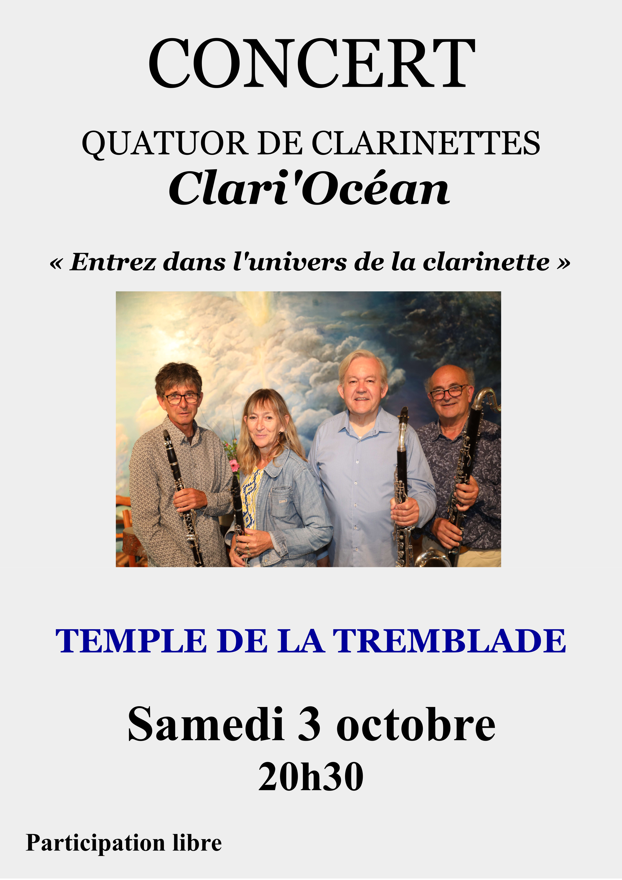 Concert Clari'Océan
