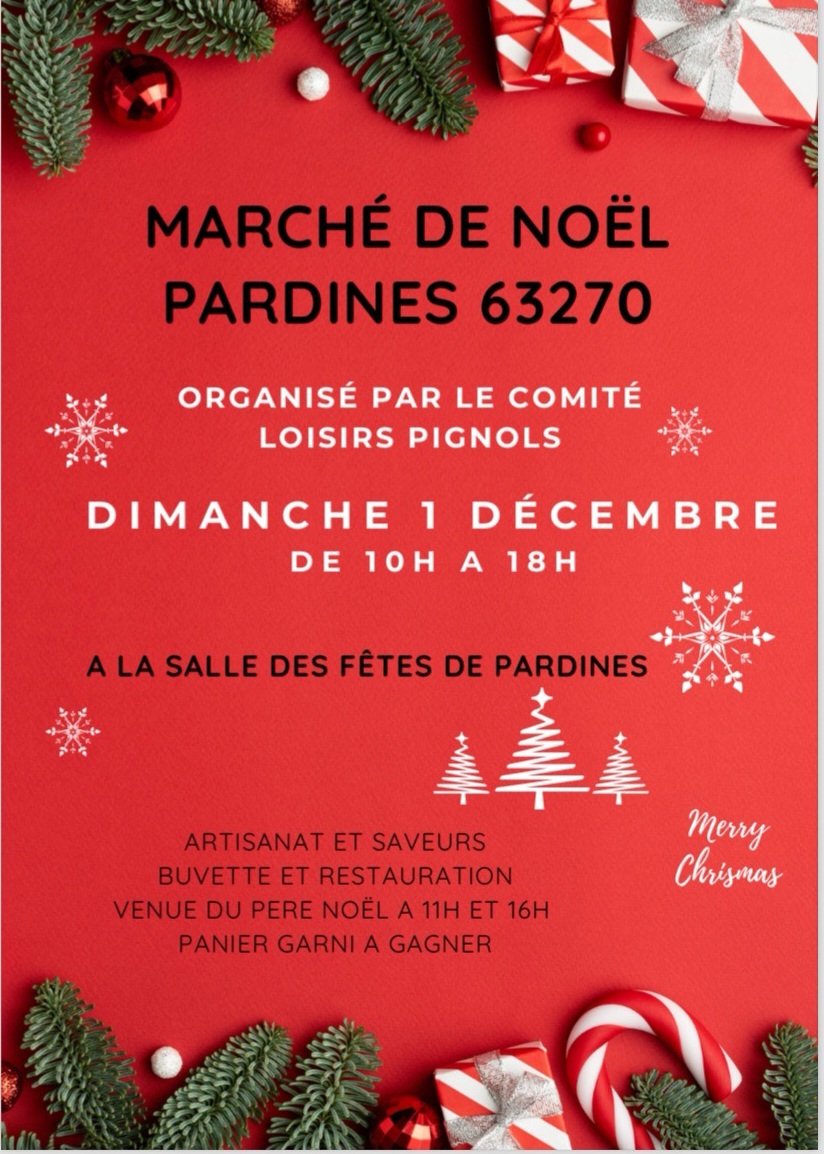 Marché de Noel Pardines