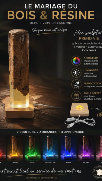 concept sculpture ru00e9tro u00e9clairu00e9e