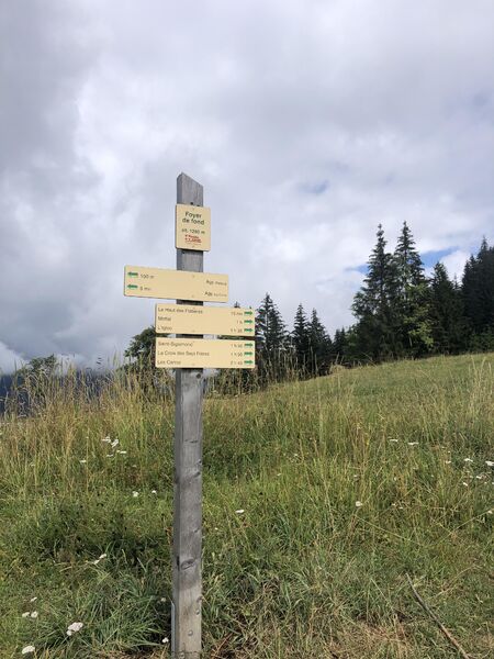 Panneau directionnel