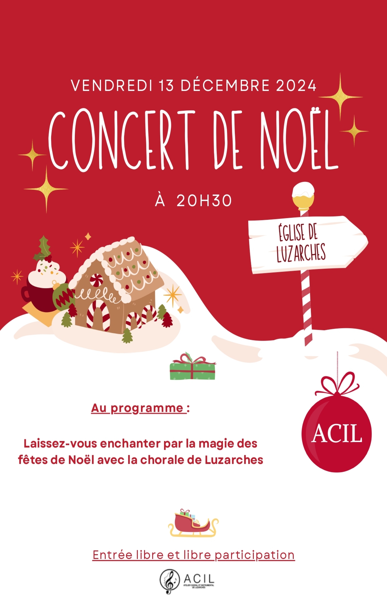 Concert de Noël Le 13 déc 2024