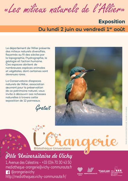 Exposition "Les milieux naturels de l'Allier"