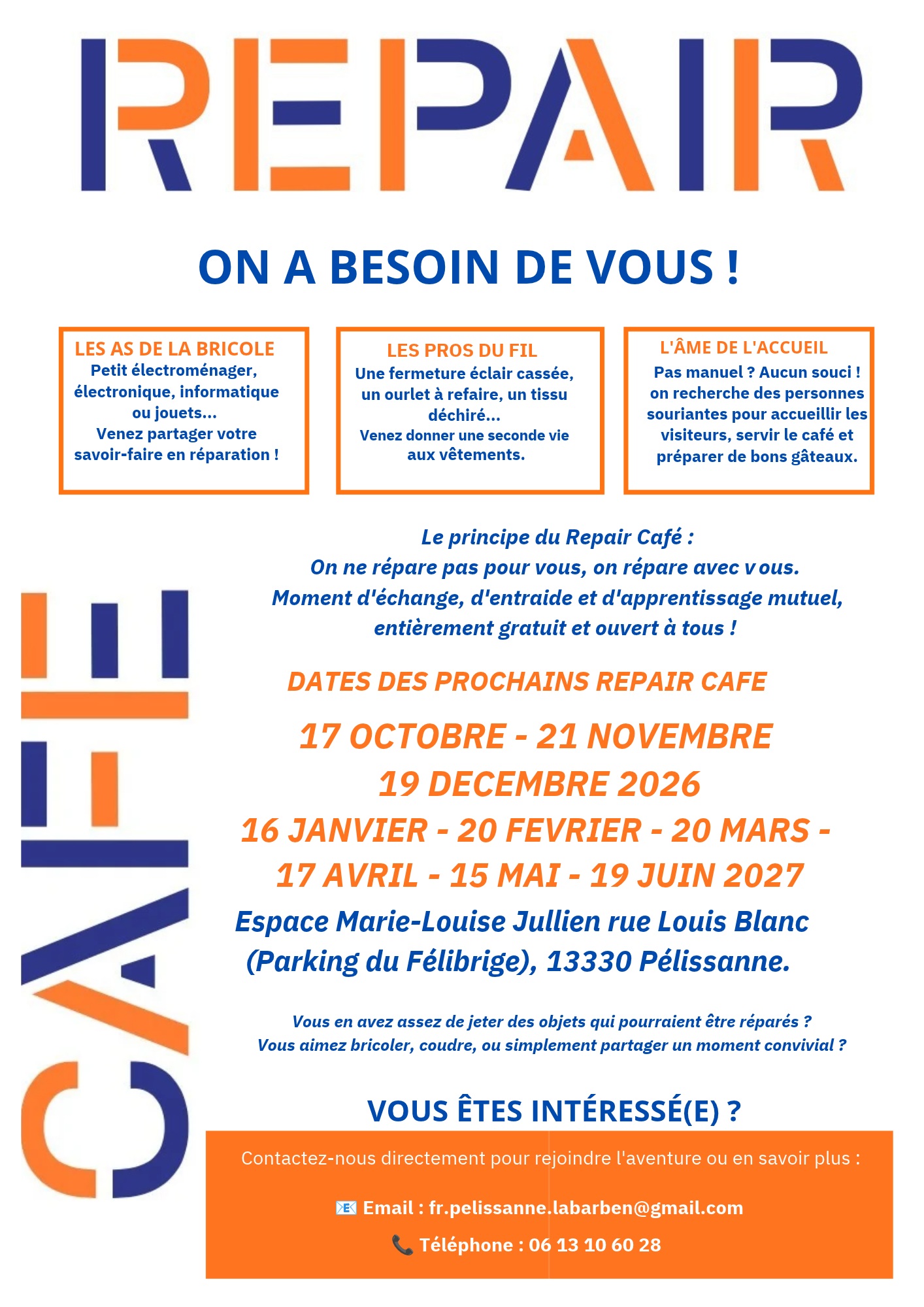 Repair café de Pélissanne
