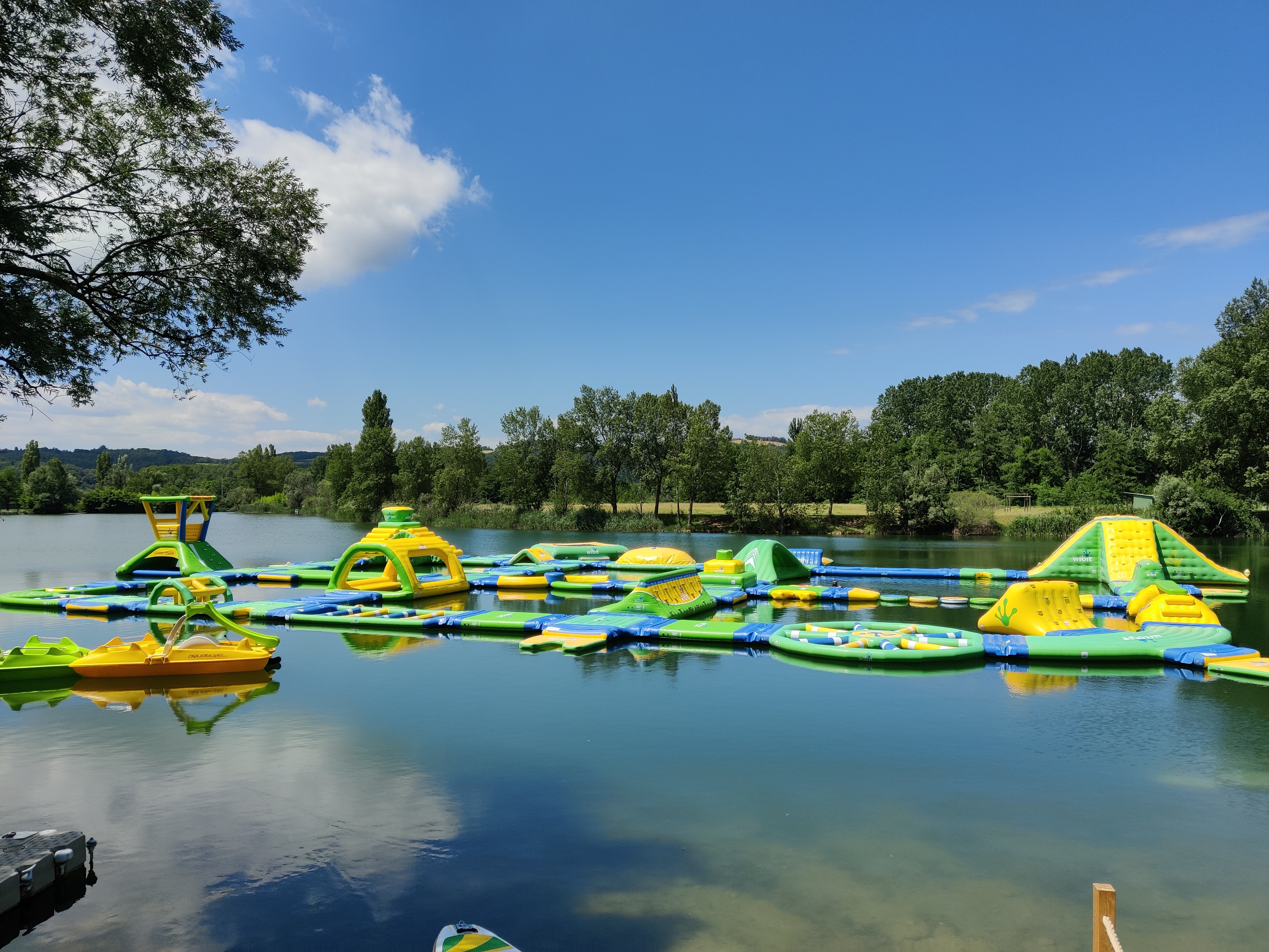 Slidesparc lac des vernets saint uze