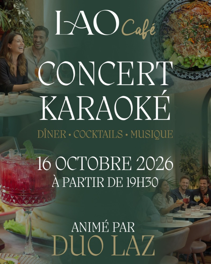 Concert karaoké au LAO Café