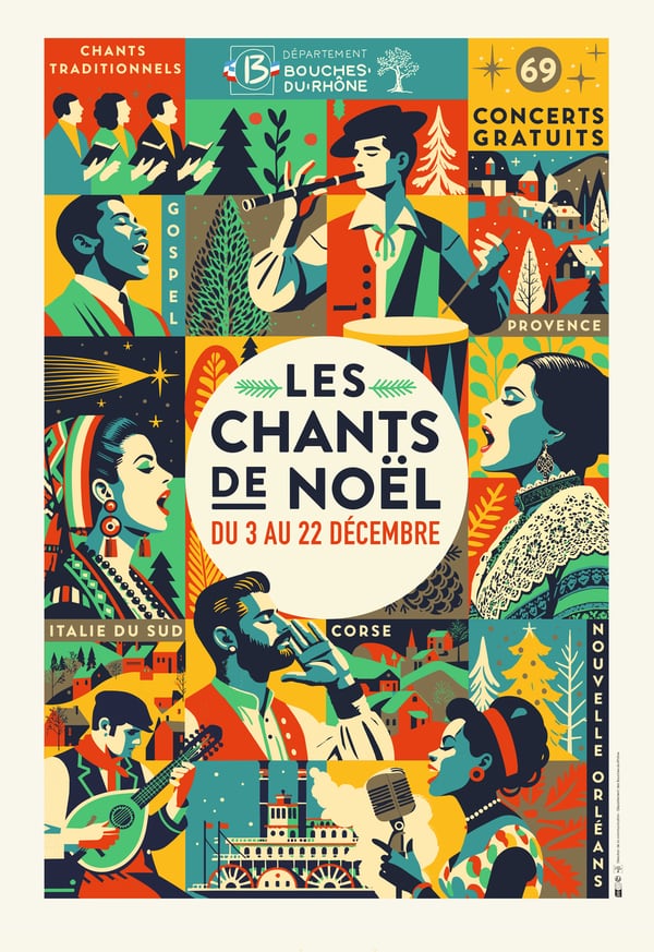 Les chants de Noël - Noël de La Nouvelle Orléans à Gignac la Nerthe