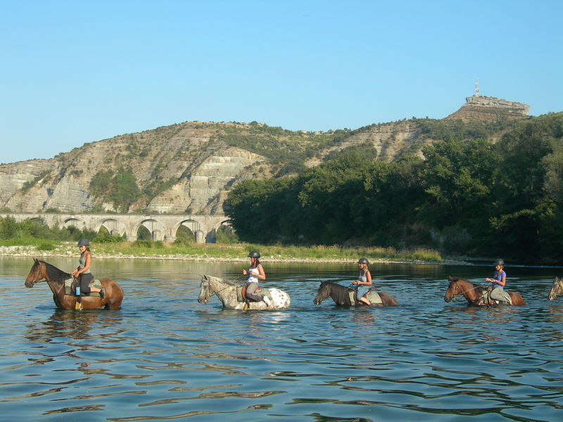 Traversée à cheval de rivières