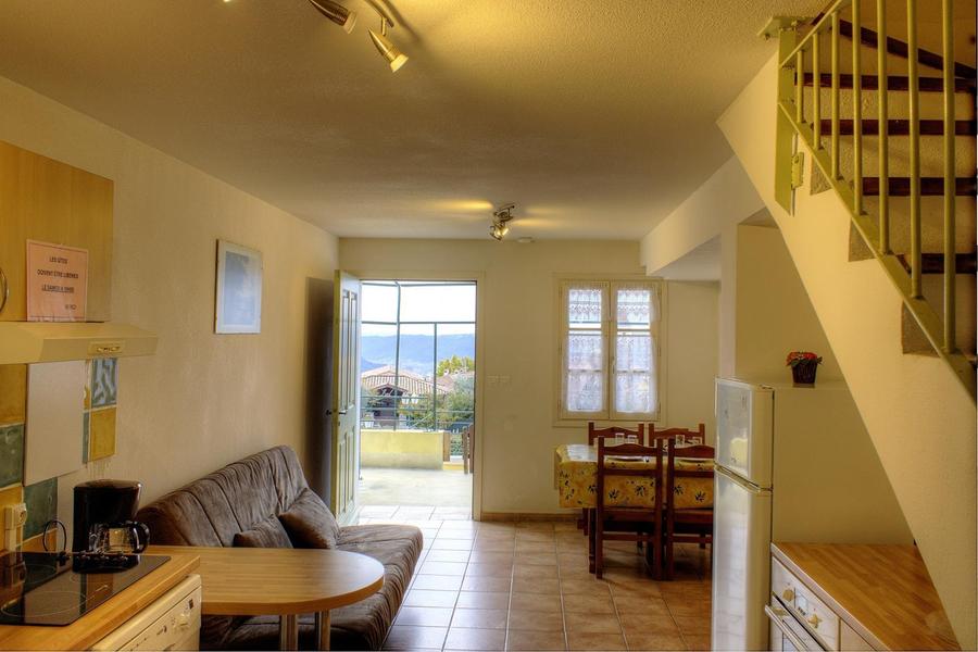 Gîte N°3 Espace des Oliviers-Séjour-Castagniers-Gîtes de France des Alpes-Maritimes