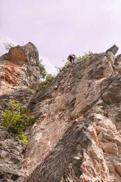 Escalade au Vallon Sourn