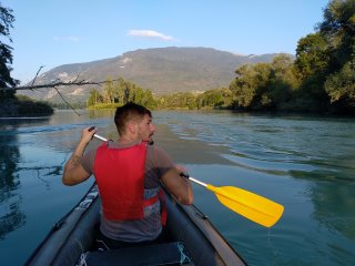 Cano Kayak sur le Rhne avec Laurent Besse