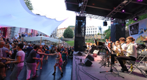 Concert de  Swing System du Conservatoire de Vienne sur la scène de Cybèle_Vien…