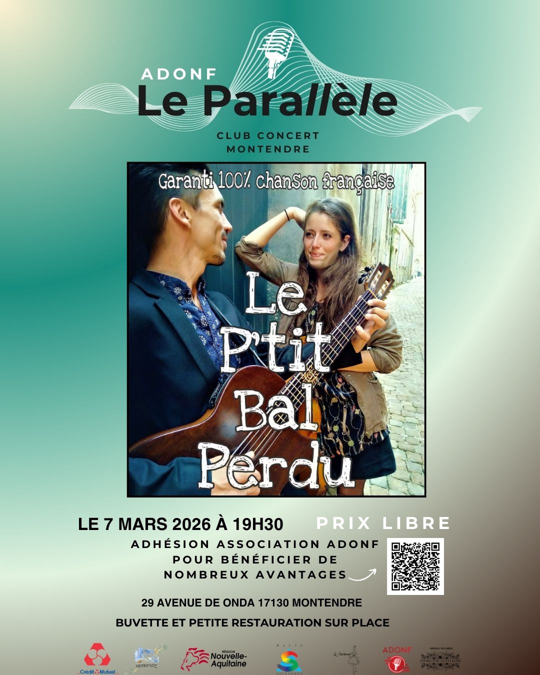 Concert Le p'tit bal perdu