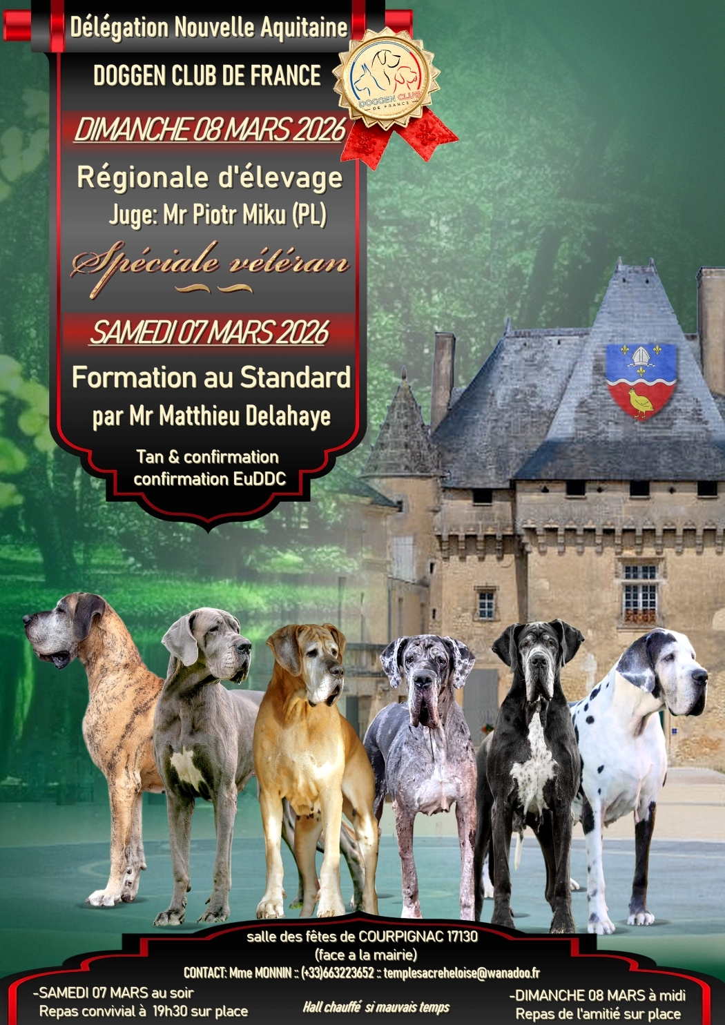 Exposition régionale d'Élevage de Dogue Allemand