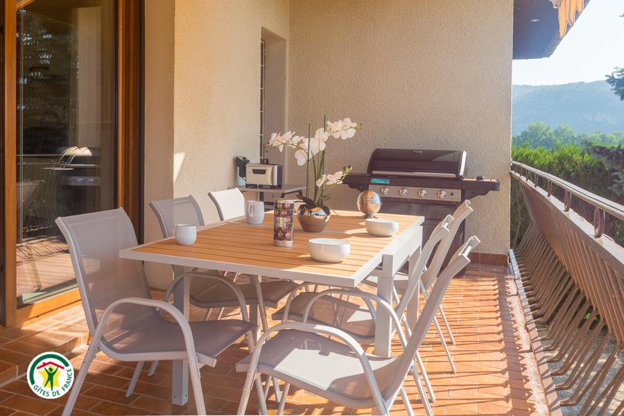 Terrasse avec barbecue & salon de jardin Terrasse avec barbecue & salon de jardin