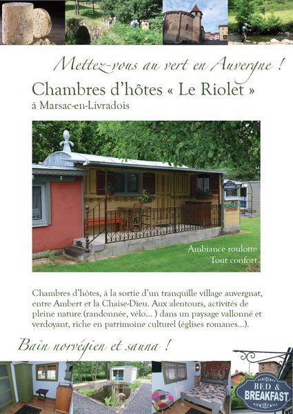 Chambre d'hôtes - Au Riolet