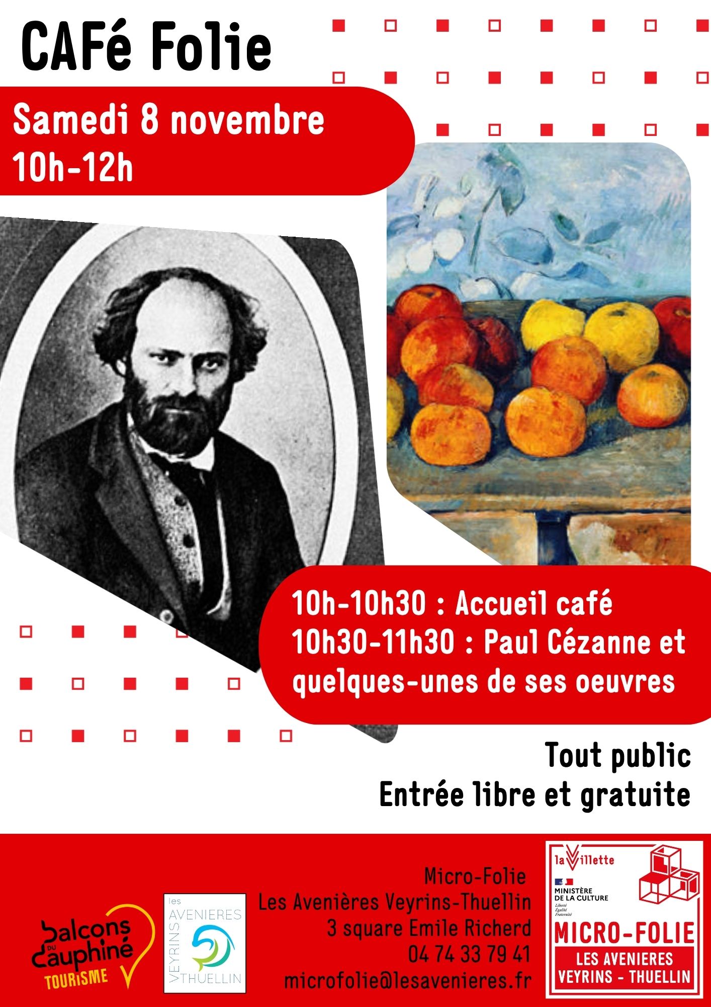 Café Folie : on parle d'art autour d'un café à la Micro-Folie_Les Avenières Vey…