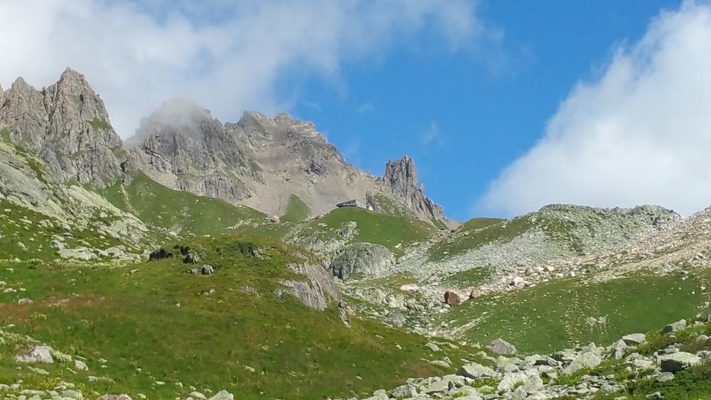 Vue refuge de la Balme vallée de la Plagne