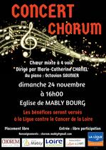 Concert au bénéfice de la Ligue contre le cancer de la Loire