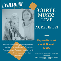 Visuel de la soirée music live - Aurélie Lei_Lans-en-Vercors
