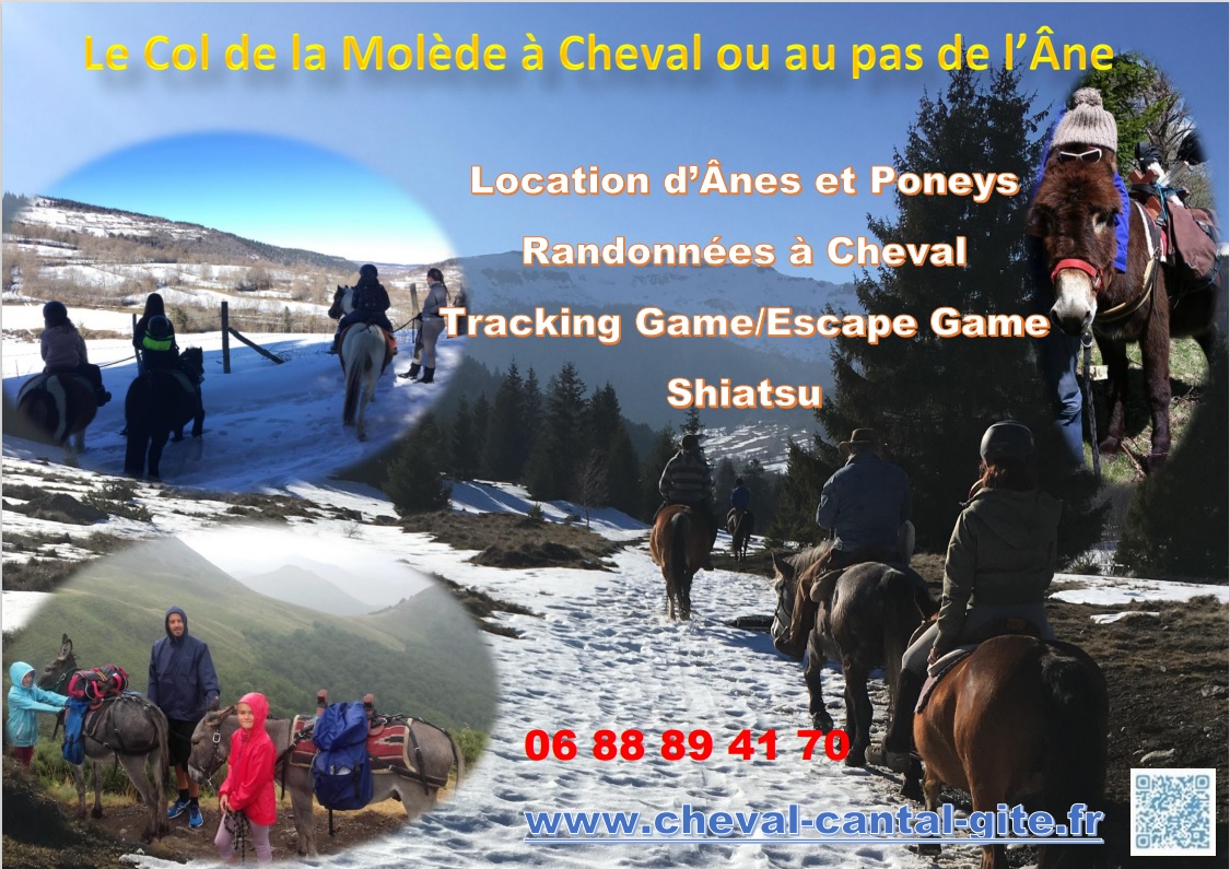 Le Col de la Molède à cheval ou au pas de l'âne