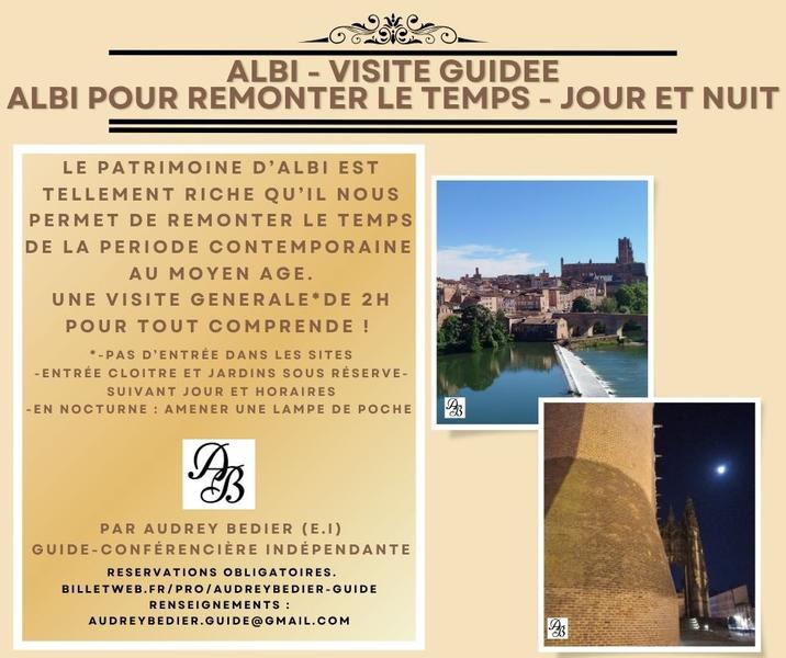 Albi pour remonter le temps jour et nuit - visite guidée