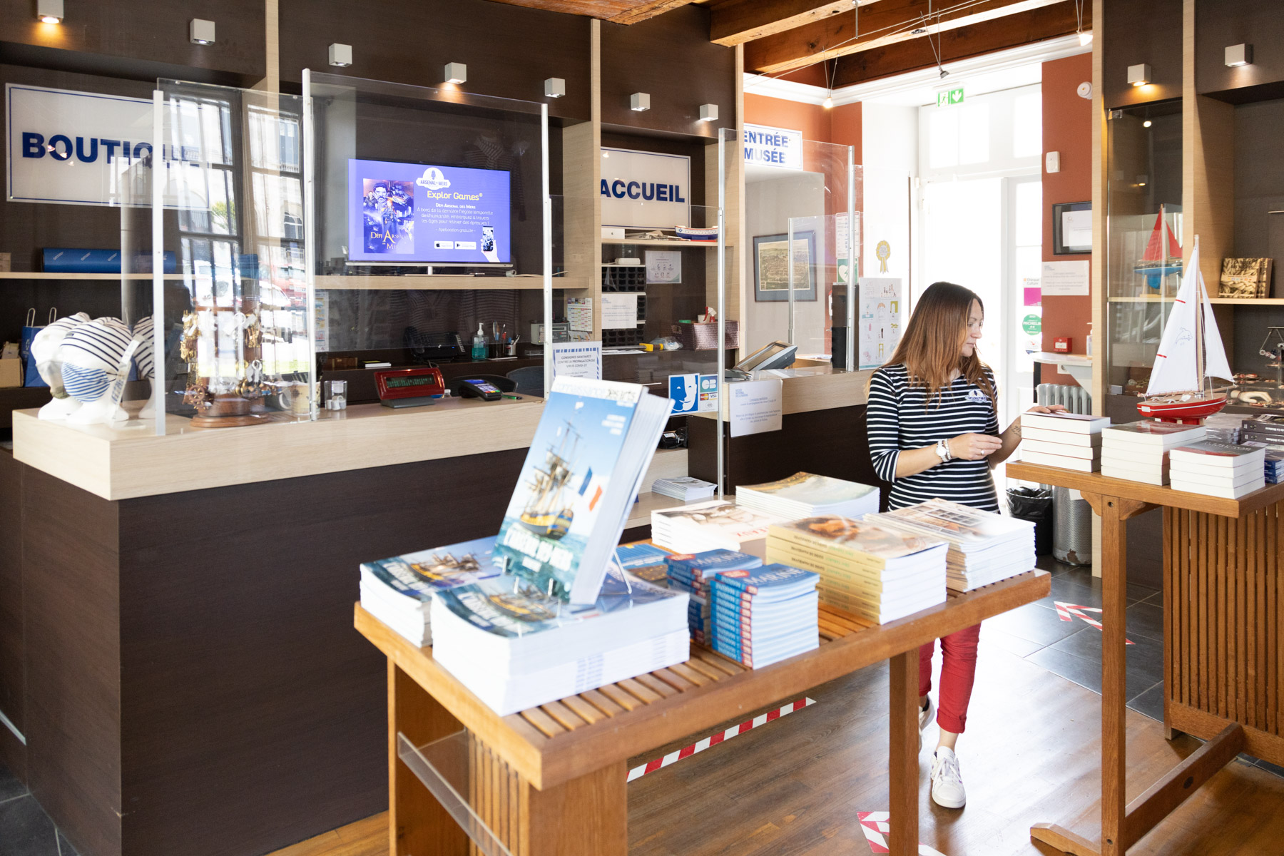 Librairie boutique du Musée National de la Marine