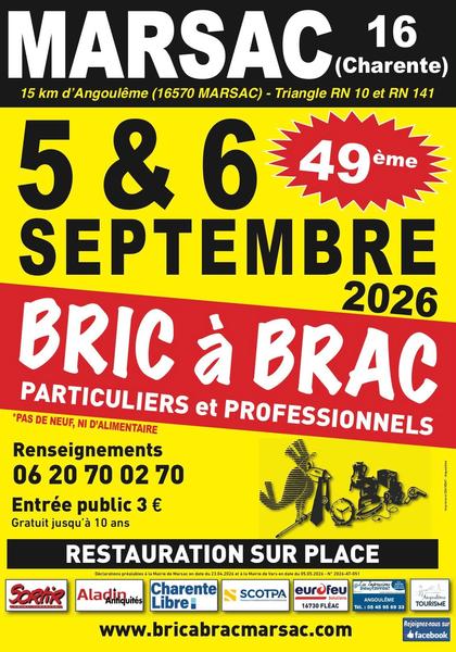 49ème Bric-à-brac de Marsac