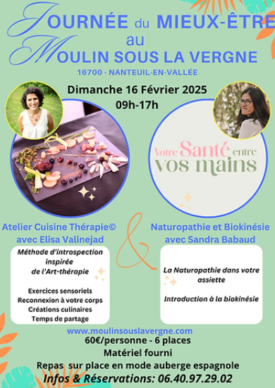 Journée du Mieux être Cuisine thérapie et Naturopathie
