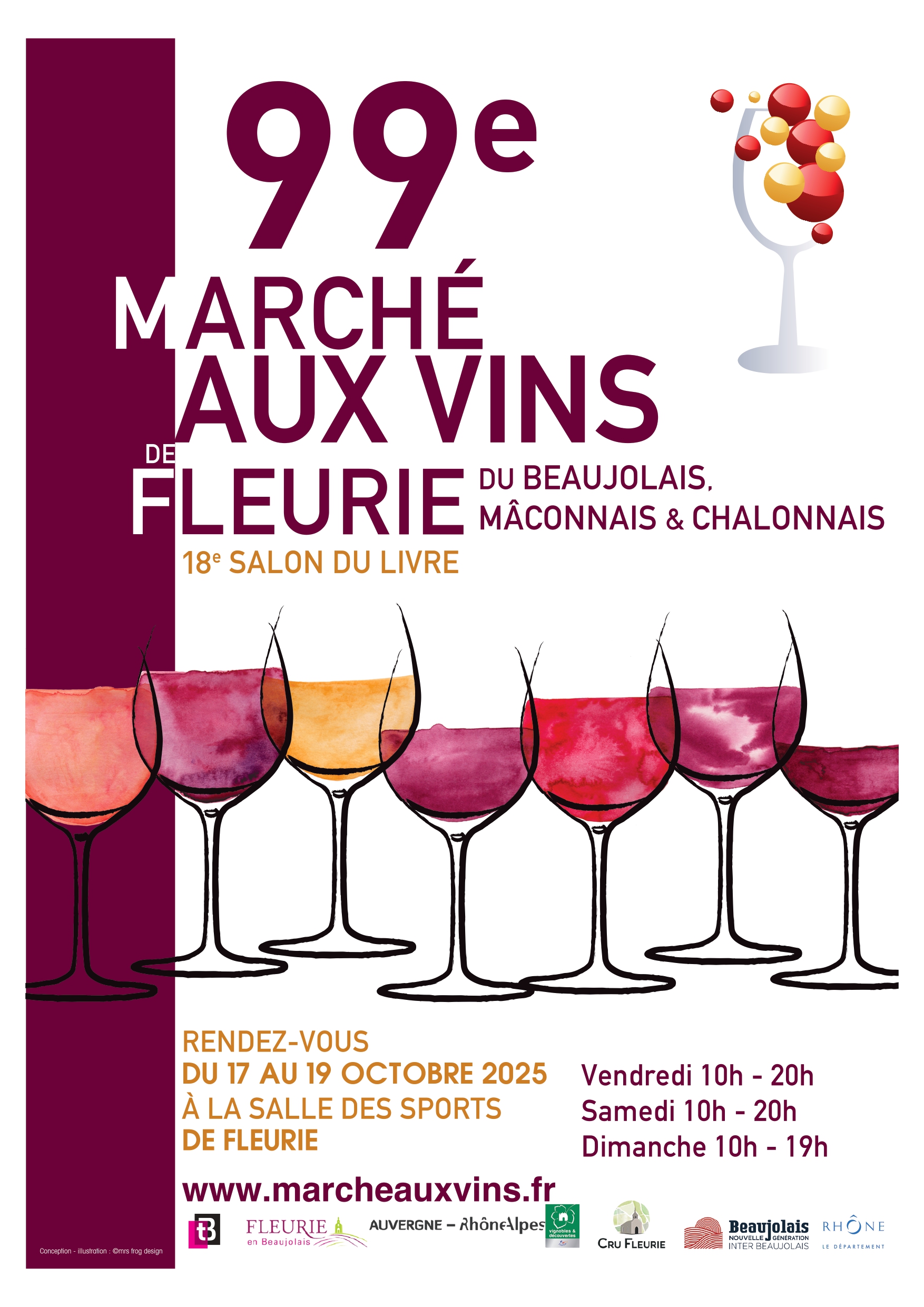 99th market of Beaujolais, Mâconnais, Chalonnais Wines