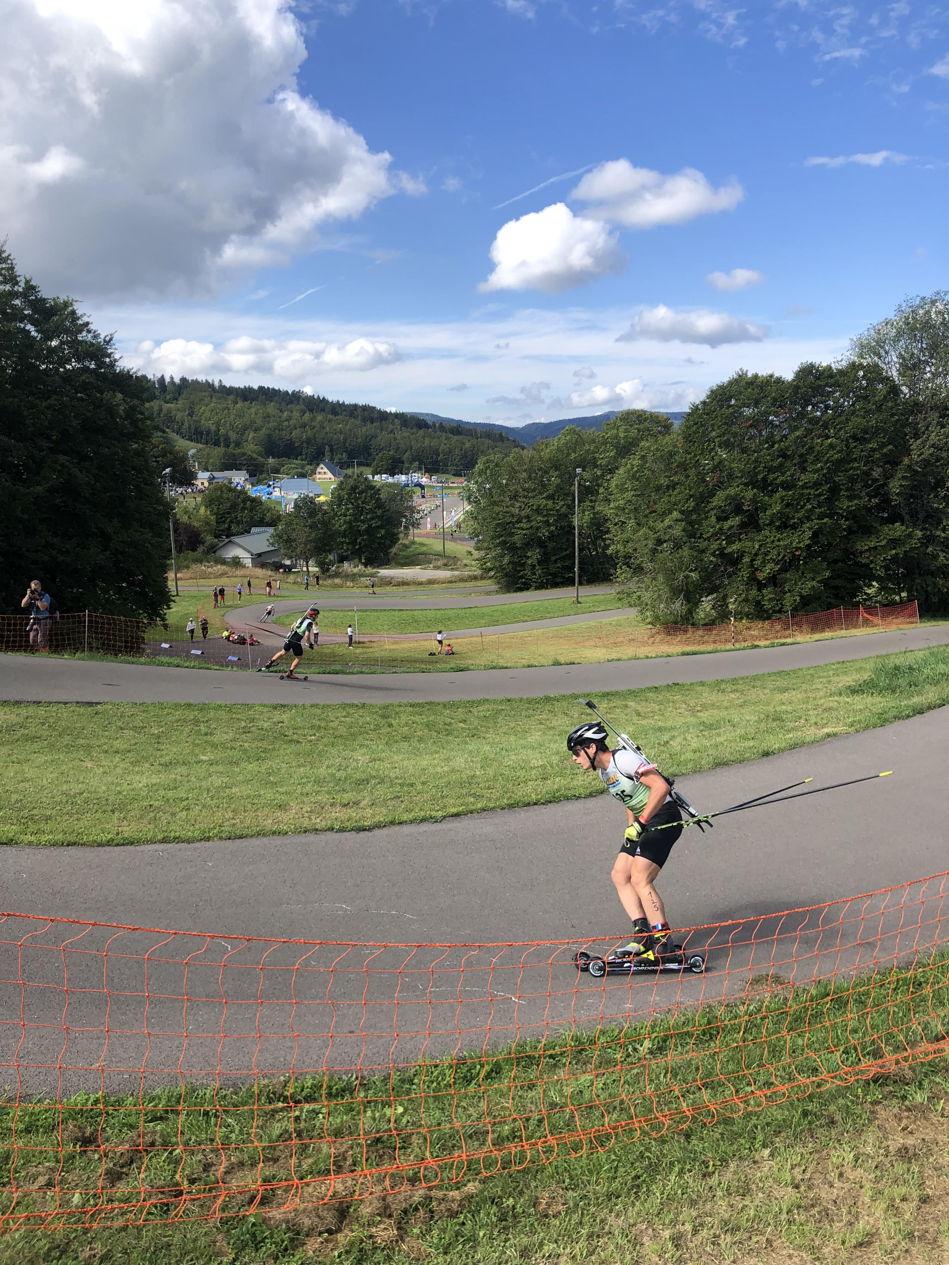 U15 French summer biathlon championship in Les Plans d'Hotonnes