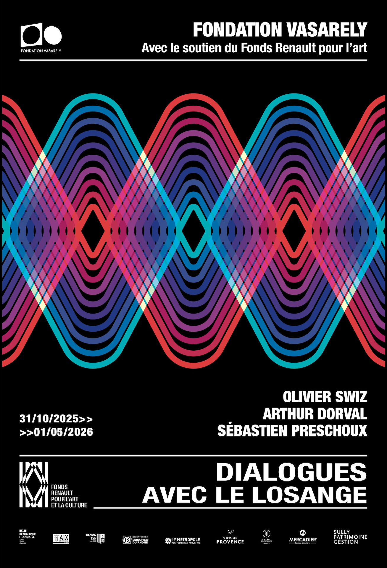 Dialogues avec le losange - Quand l’op art rencontre l’art urbain contemporain